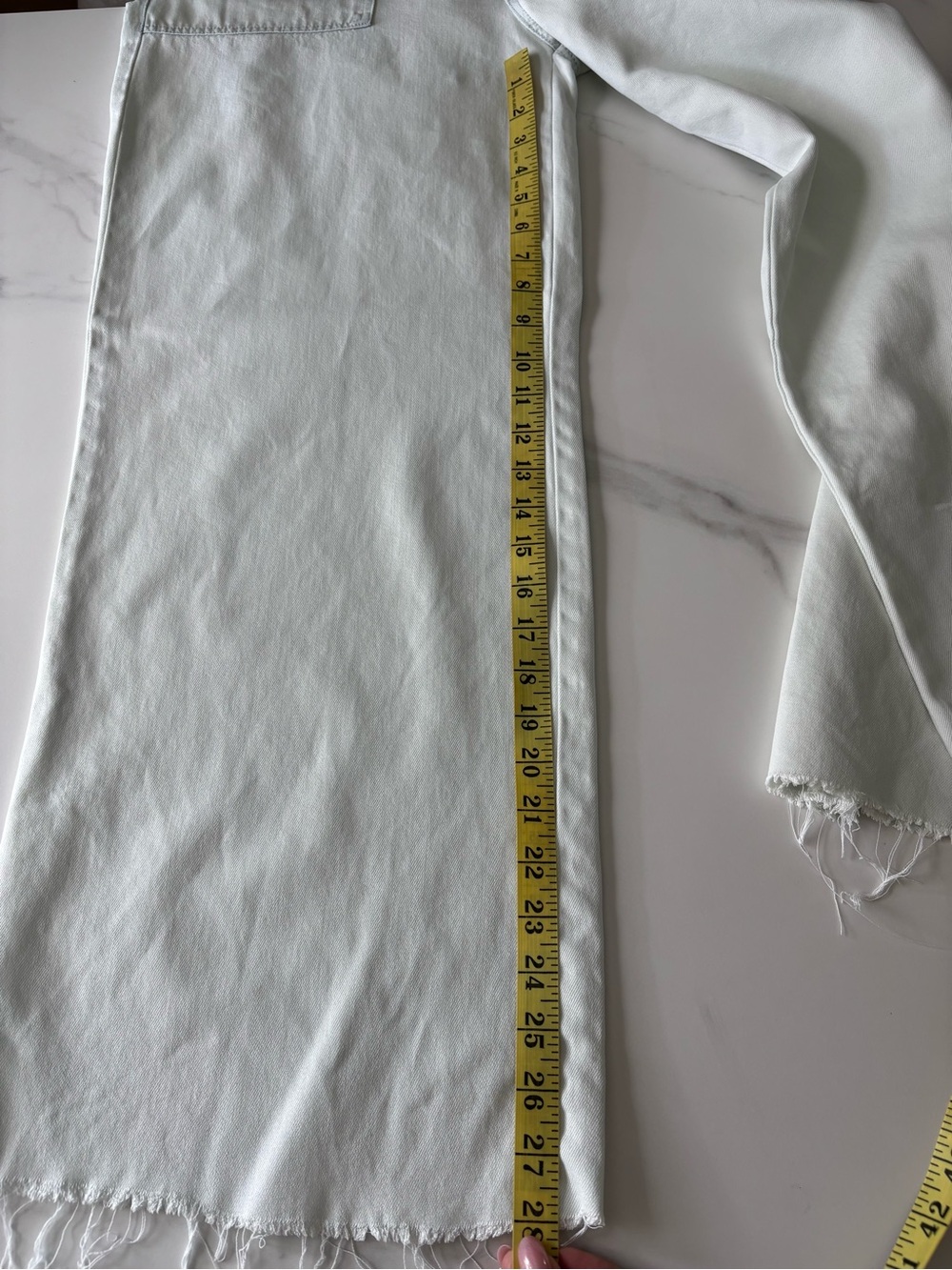 Thread & Supply Light White Wide-Leg Drawstring Pants Lyocell Sz XL - Picture 8 of 10
